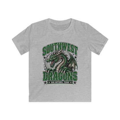 Southwest Dragons Kids Tee — San Antonio Green Dragon Youth T-Shirt