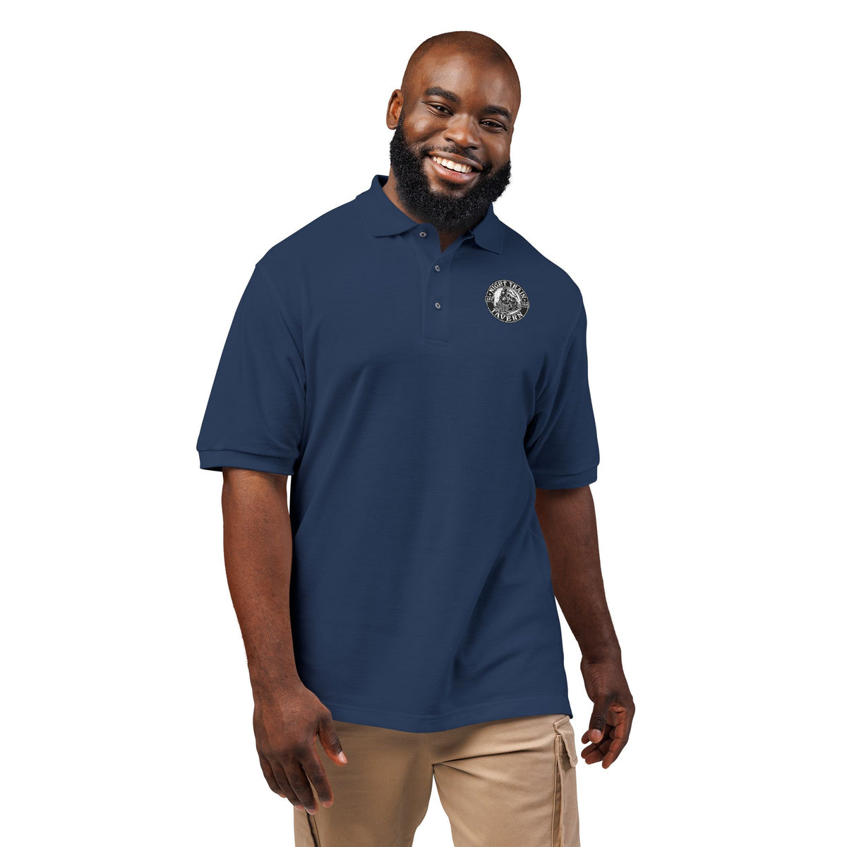 Night Train Tavern Unisex Golf Polo Shirt (Embroidery)