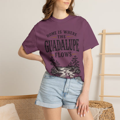 Guadalupe River T-Shirt — "Home Is Where The Guadalupe Flows" Vintage Outdoors Tee