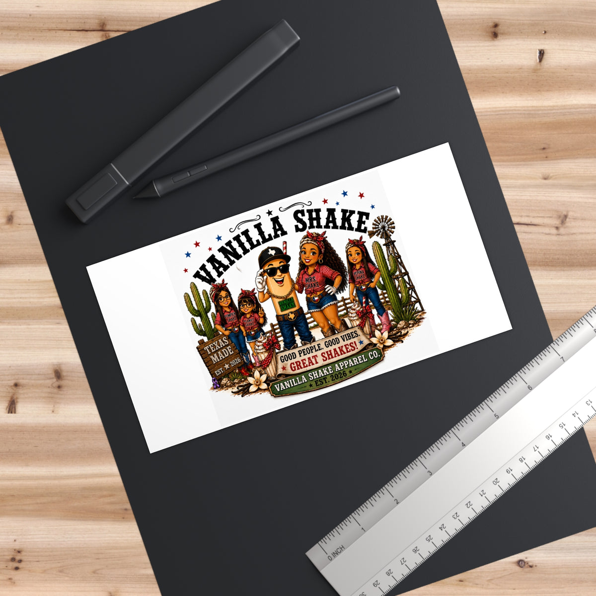 Signature Design Bumper/Windows Sticker 7.5"x3.75"