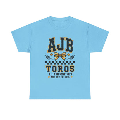 AJB Toros Middle School T-Shirt — AJ Bresemeister School Spirit Tee