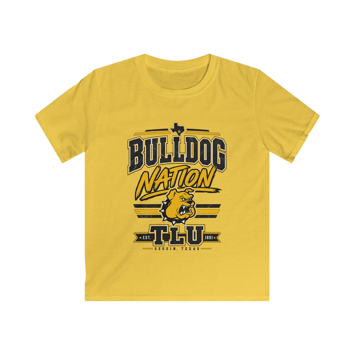 Kids Bulldog Nation Tee – Youth Bulldog Mascot School Spirit Shirt
