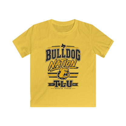 Kids Bulldog Nation Tee – Youth Bulldog Mascot School Spirit Shirt