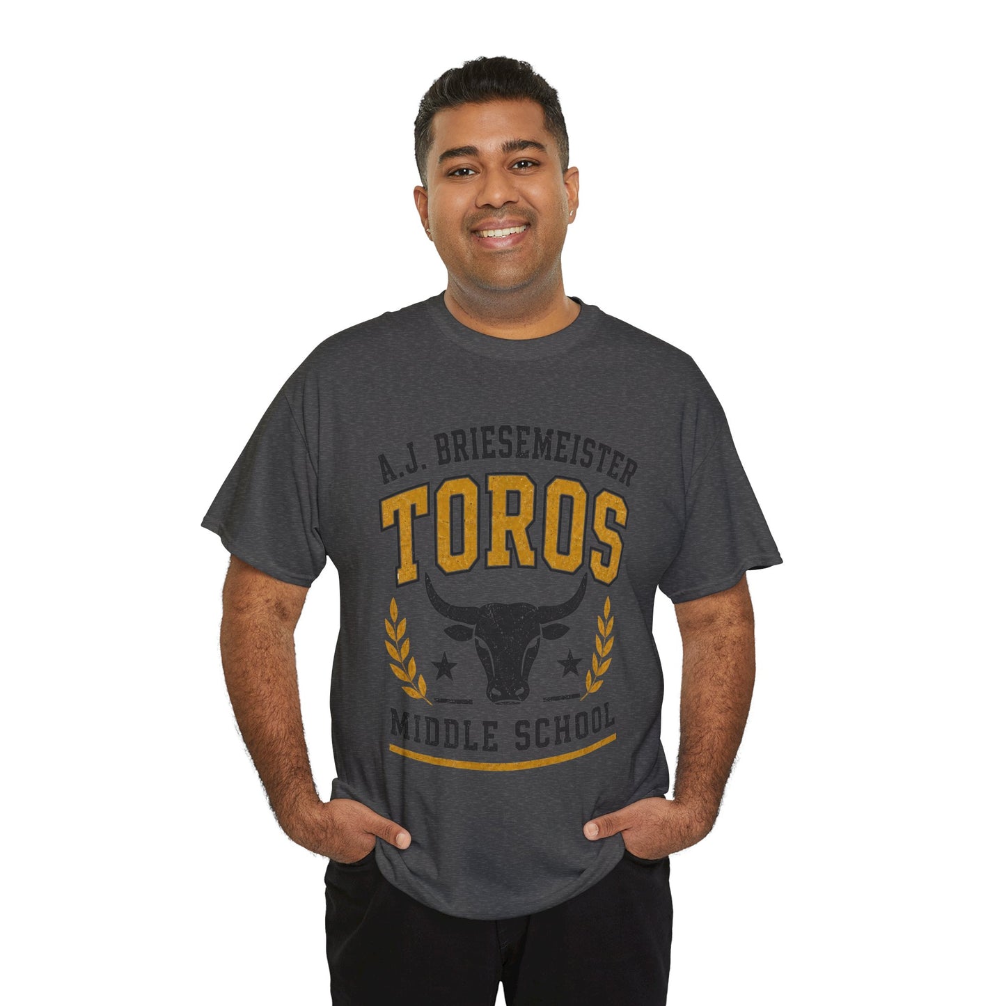 Toros Middle School Tee — A.J. Briesemeister School Spirit T-Shirt