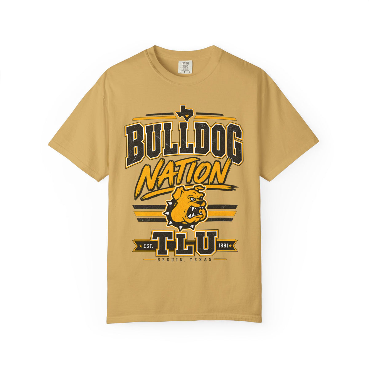 Bulldog Nation T-Shirt — TLU Mascot College Tee