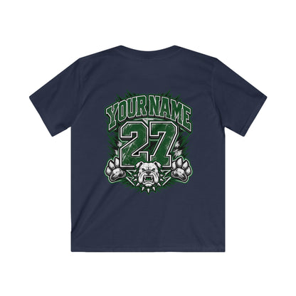 Marion Bulldogs Kids T‑Shirt — Custom Name & Number Youth Football Tee