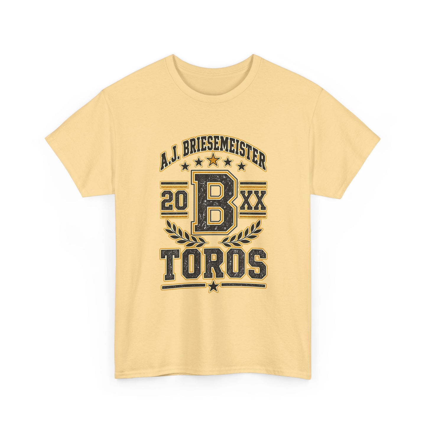 Toros Sports Crest Tee — A.J. Briesemeister Vintage Athletic Shirt