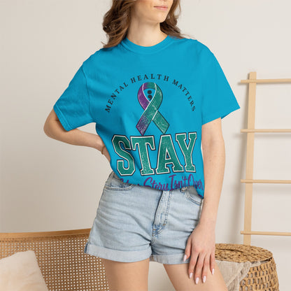 Mental Health Awareness 'Stay — Your Story Isn't Over' T-Shirt