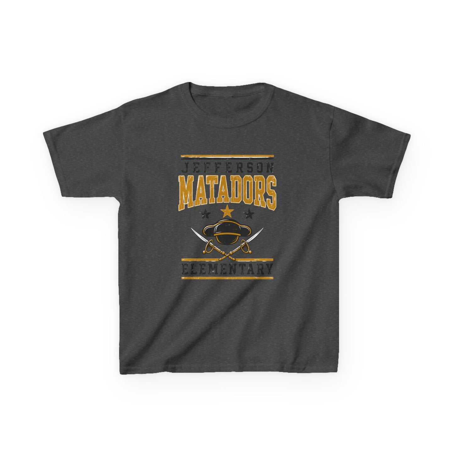 Jefferson Matadors Elementary Kids T-Shirt — School Spirit Tee