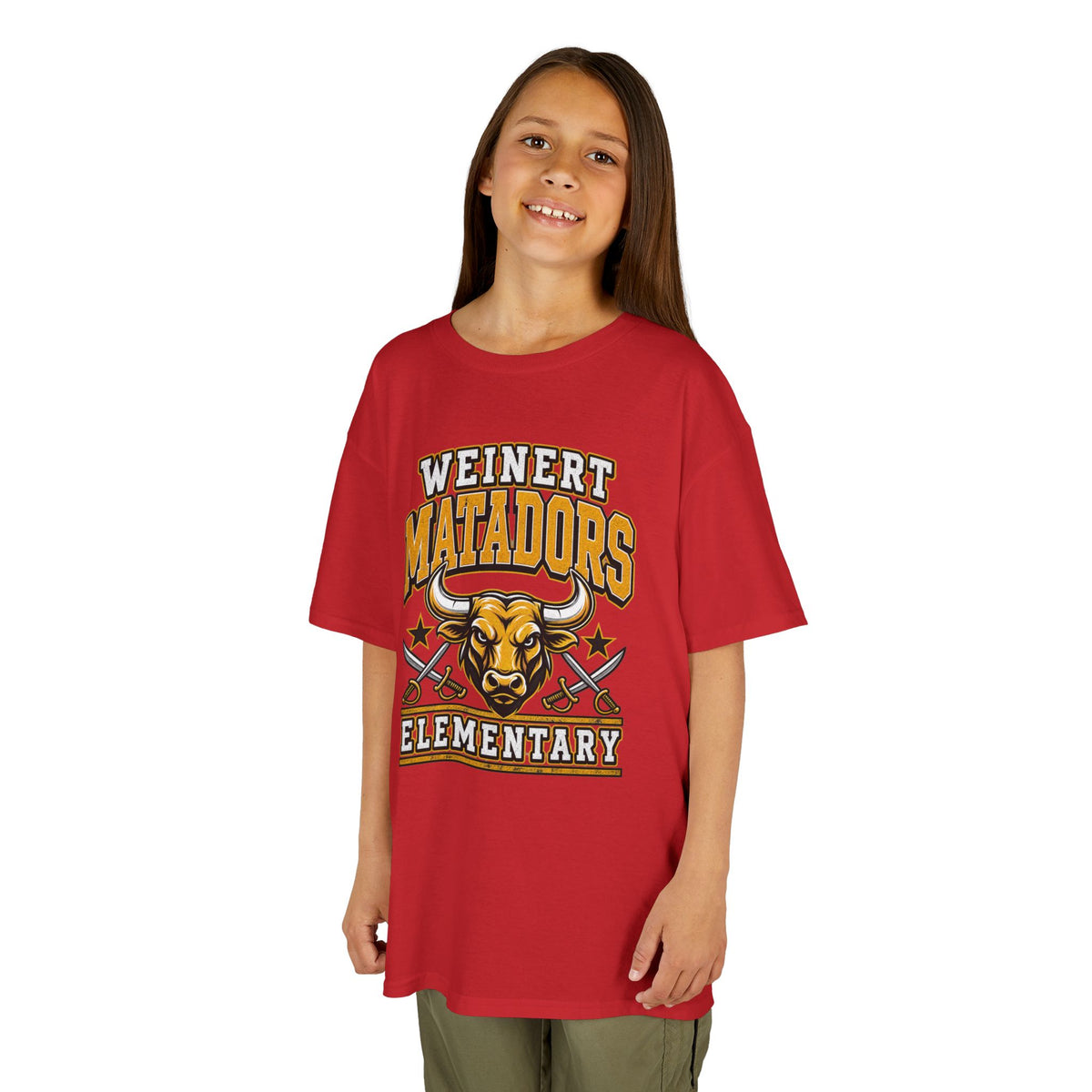 Weinert Matadors Elementary Kids T-Shirt — School Mascot Tee