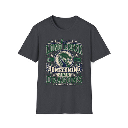 Long Creek Dragons Homecoming T-Shirt — School Spirit Tee (Est. 2020)