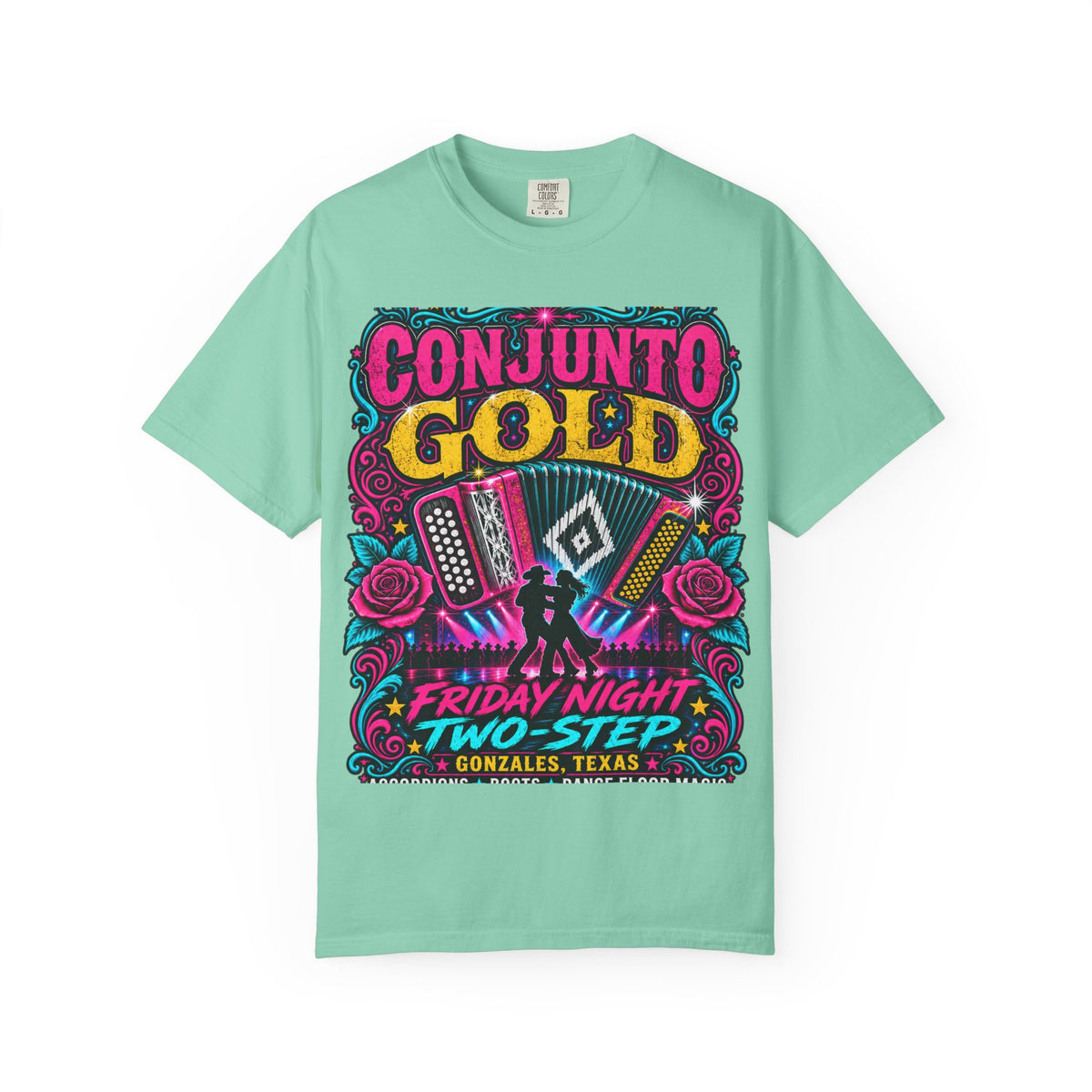 Conjunto Gold Friday Night Two-Step Graphic T-Shirt