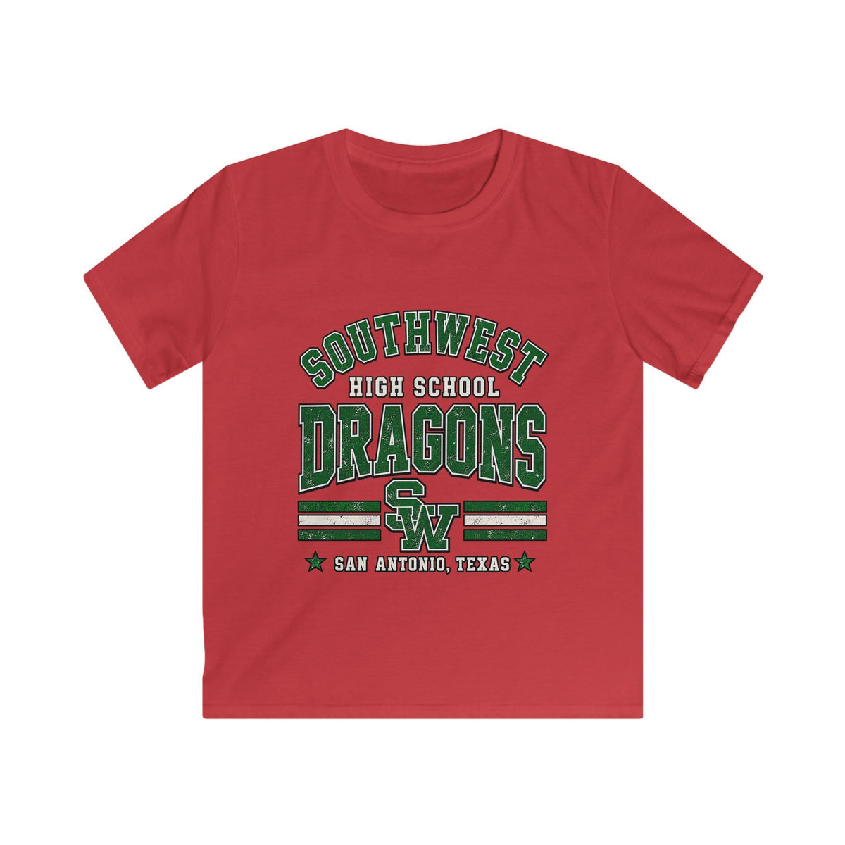 Southwest Dragons Kids T‑Shirt — High School Sports Tee (San Antonio, Texas)