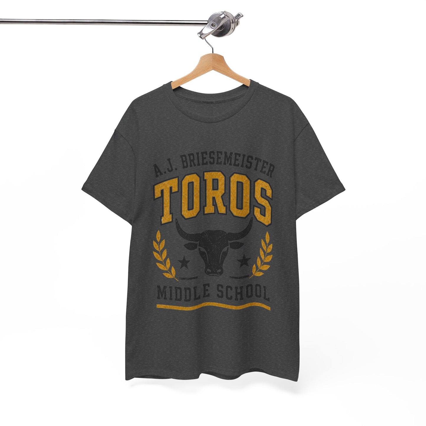 Toros Middle School Tee — A.J. Briesemeister School Spirit T-Shirt