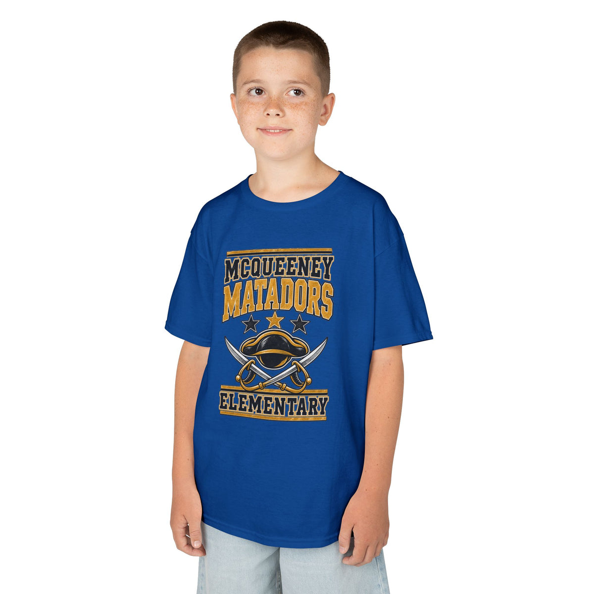 McQueeney Matadors Elementary Kids T-Shirt – School Spirit Tee