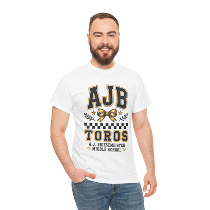 AJB Toros Middle School T-Shirt — AJ Bresemeister School Spirit Tee