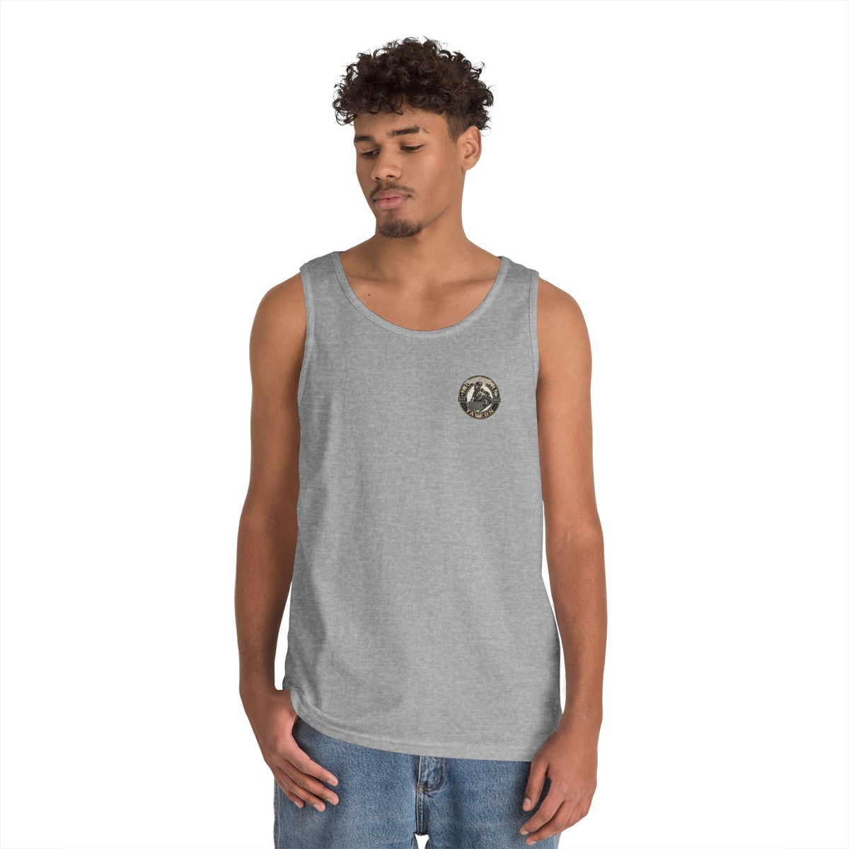 Night Train Tavern OG Staff Heavy Cotton Tank Top
