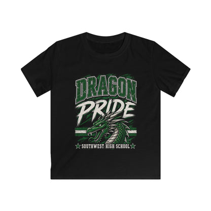Dragon Pride Kids T-Shirt — Southwest High School Mascot Tee