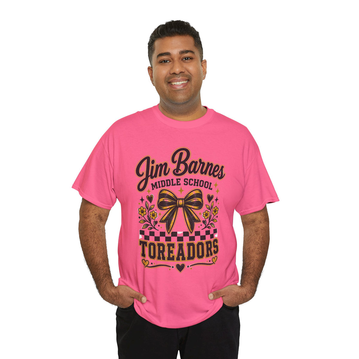 Jim Barnes Middle School Toreadors T-Shirt — School Spirit Cheer Tee