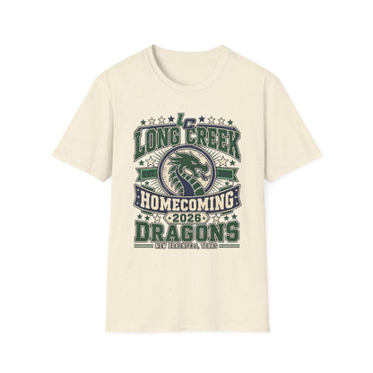 Long Creek Dragons Homecoming T-Shirt — School Spirit Tee (Est. 2020)