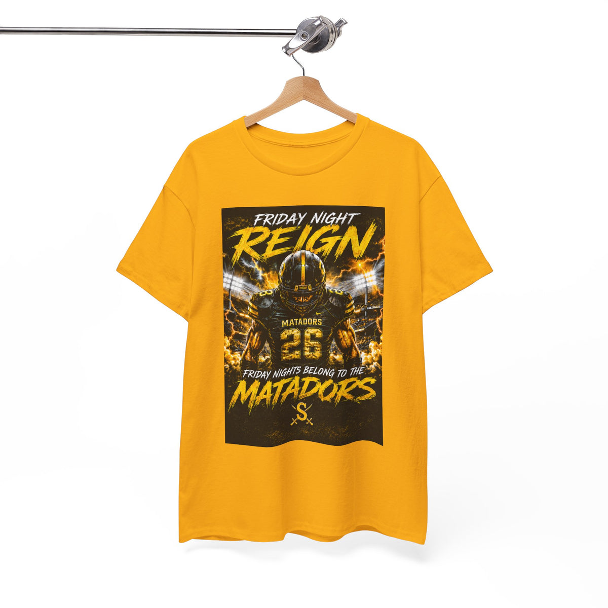 Friday Night Reign Matadors Football T‑Shirt — Team Spirit Game Day Tee