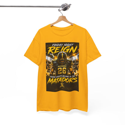 Friday Night Reign Matadors Football T‑Shirt — Team Spirit Game Day Tee