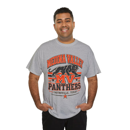 Medina Valley Panthers MV Castrovile Texas T-Shirt