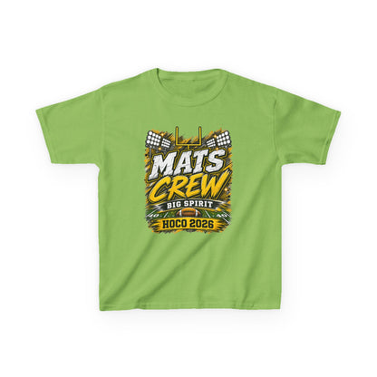 Kids Tee — "Mats Crew Big Spirit Hoco 2026" Football Crewneck