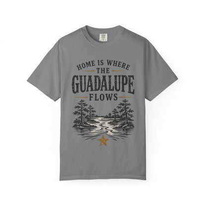 Guadalupe River T-Shirt — "Home Is Where The Guadalupe Flows" Vintage Outdoors Tee