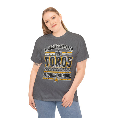 Toros Middle School Tee — A.J. Briesemeister School Spirit T-Shirt