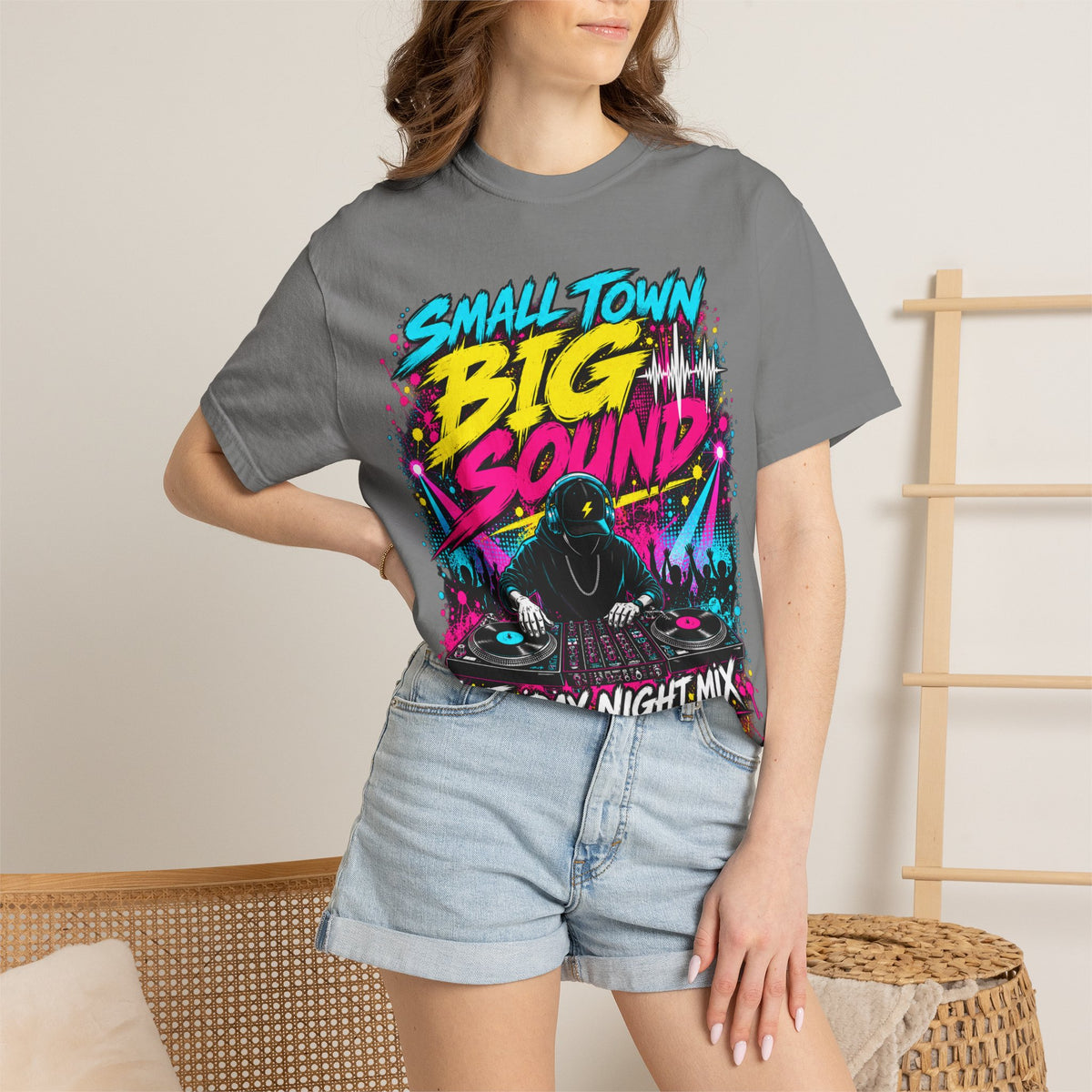 Small Town Big Sound DJ T-Shirt — Friday Night Mix Graphic Tee