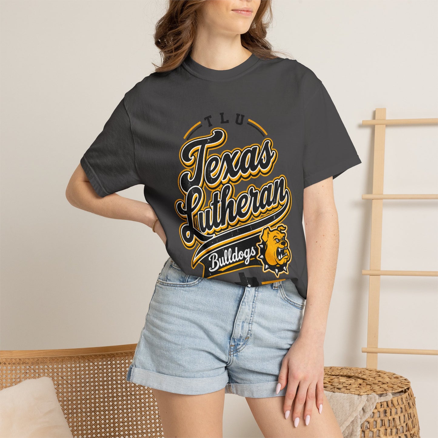 Texas Lutheran Bulldogs Vintage Script T-Shirt