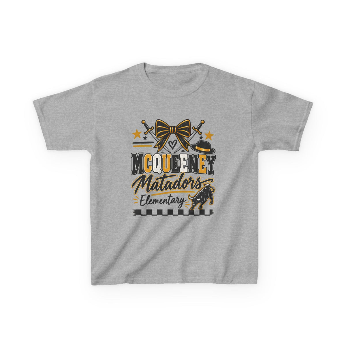 Kids Tee — McQueeny Matadors Elementary School Spirit Shirt