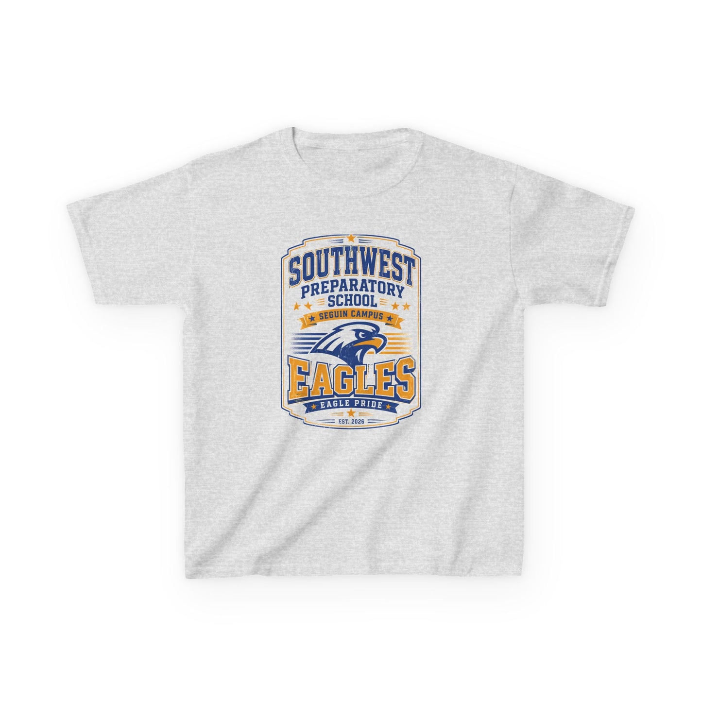 Kids T-Shirt — Southwest Preparatory School Eagles Mascot Tee