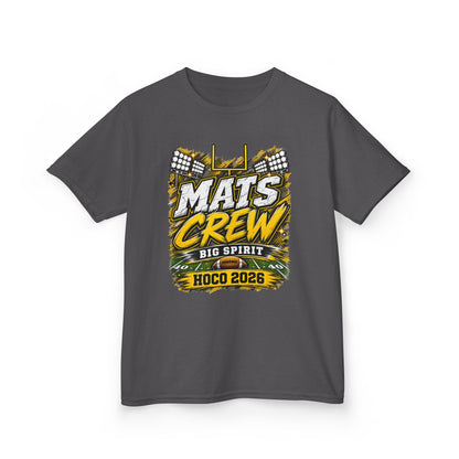 Kids Tee — "Mats Crew Big Spirit Hoco 2026" Football Crewneck