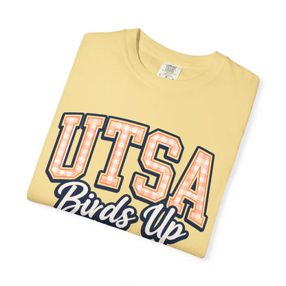 UTSA Birds Up T-Shirt — San Antonio Orange Garment-Dyed Tee
