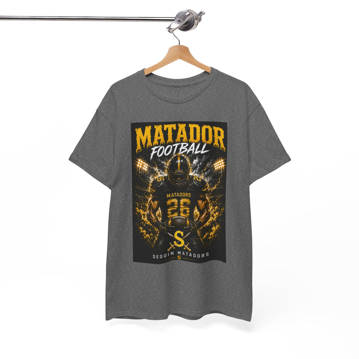 Matador Football Team Tee — Vintage Helmet Graphic Jersey Shirt
