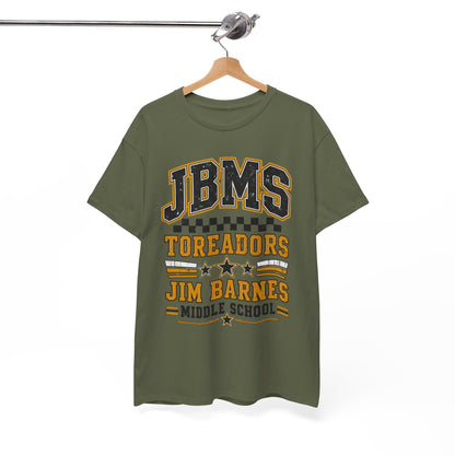 Jim Barnes Middle School Toreadors Tee — JBMS School Spirit T-Shirt