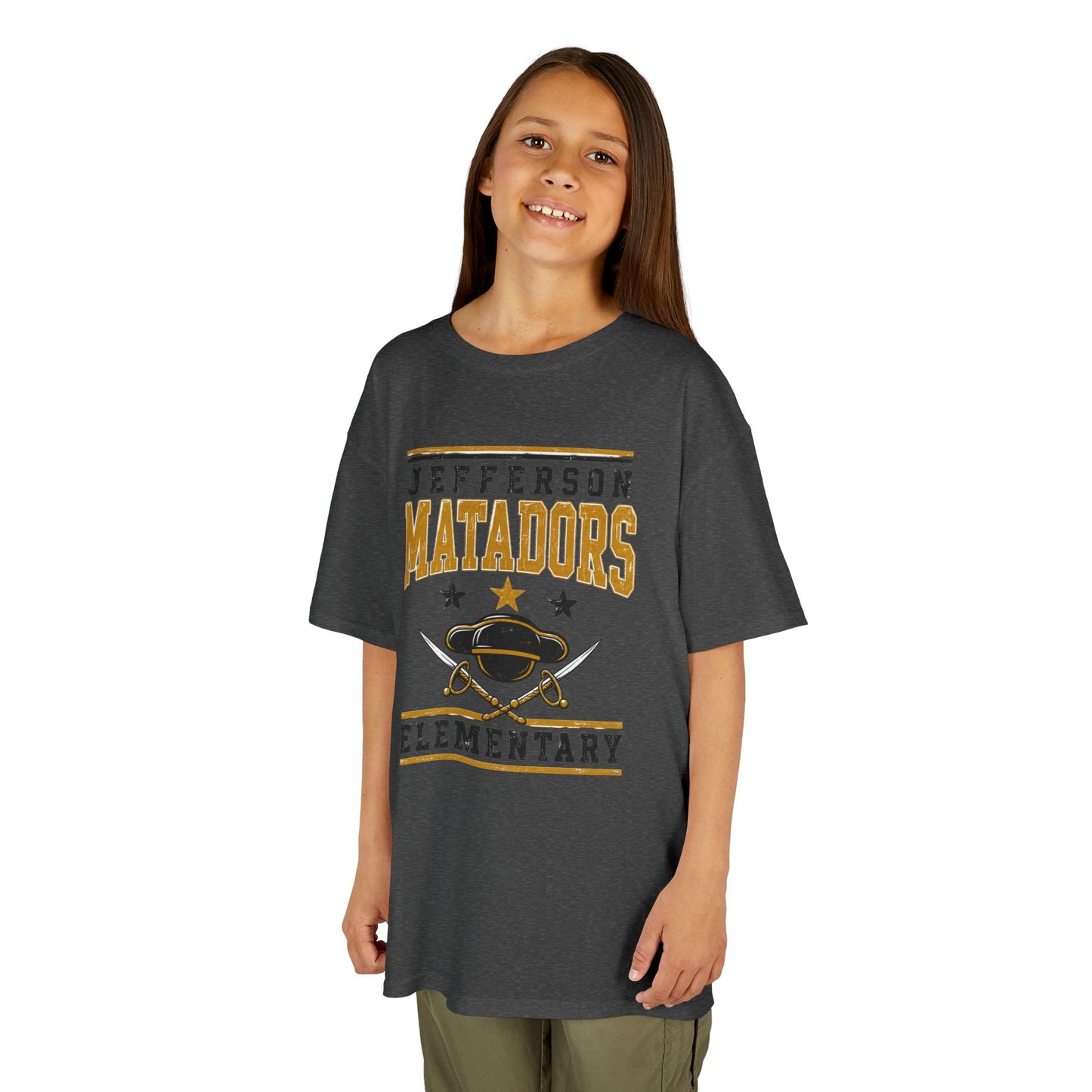 Jefferson Matadors Elementary Kids T-Shirt — School Spirit Tee
