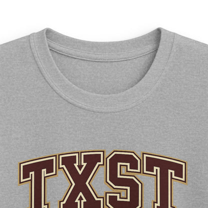 Kids TXST Bobcats Tee — Youth Texas State University Spirit Shirt