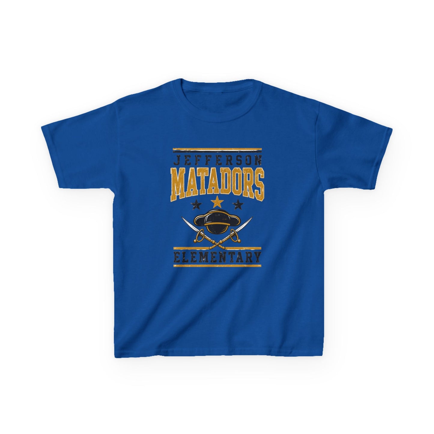 Jefferson Matadors Elementary Kids T-Shirt — School Spirit Tee