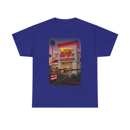 Retro Diner Photo T‑Shirt – 'A Hand Out Of It' Vintage Neon Tee