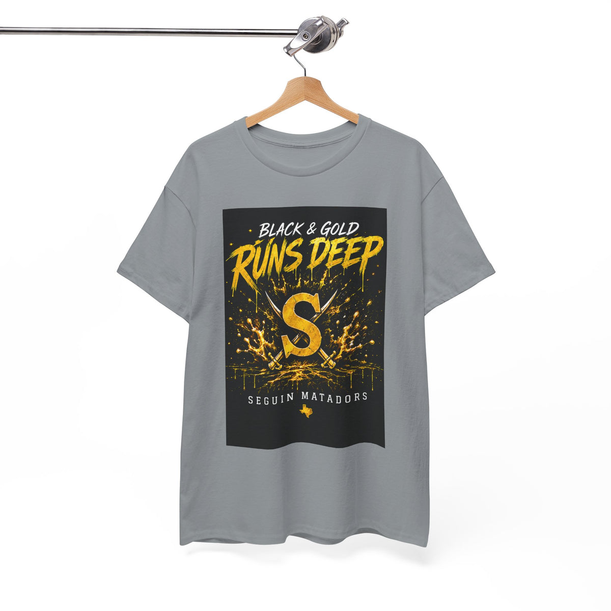 Seguin Matadors 'Black & Gold Runs Deep' T-Shirt