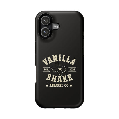 Black w/Ivory Logo lmpact-Resistant Phone Cases