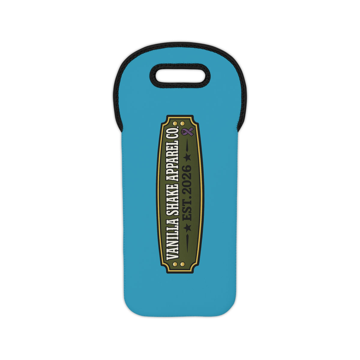 Badge Logo Wine Tote Bag