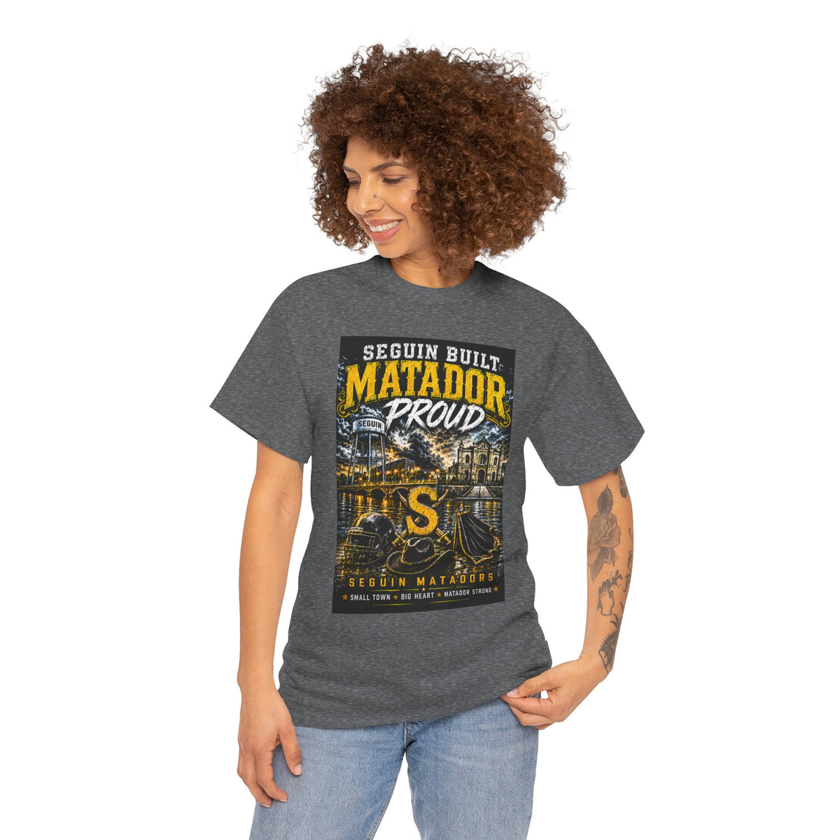 Matador Proud T‑Shirt — Seguin Built Community Tee