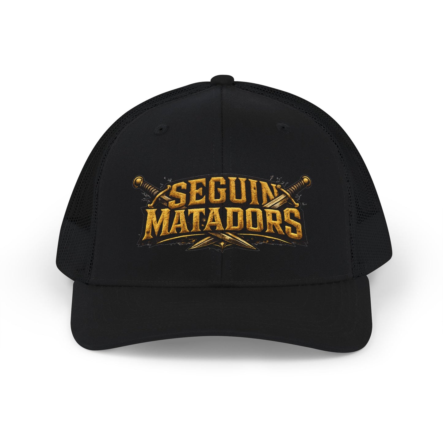 Seguin Matadors Trucker Cap - Vintage Sword Logo Snapback
