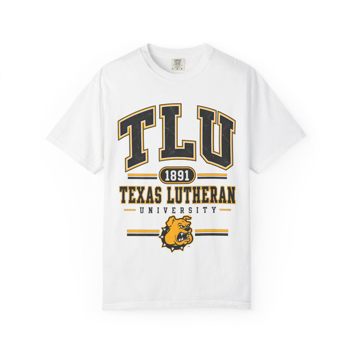 TLU Texas Lutheran University Bulldogs 1891 College T-Shirt