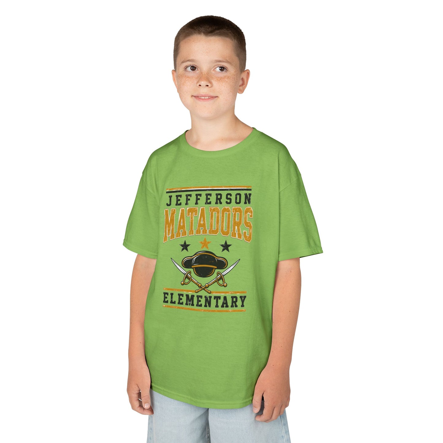 Jefferson Matadors Elementary Kids T-Shirt — School Spirit Tee