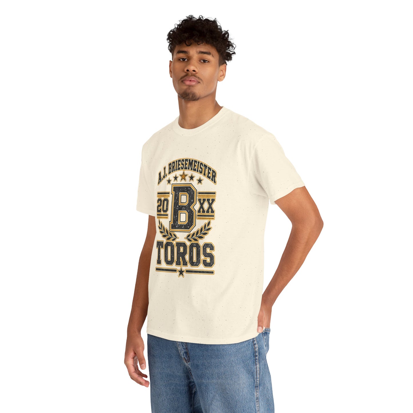 Toros Sports Crest Tee — A.J. Briesemeister Vintage Athletic Shirt